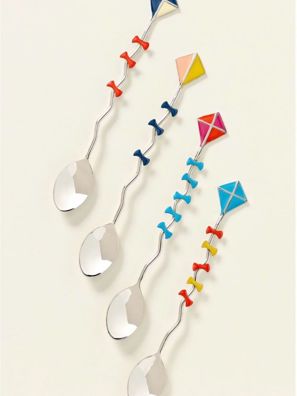 Set of 4 Breezy Bites Spoons Spoons from Anthropologie
